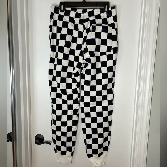 LACOSTE NWT UNISEX LIVE Checkered Jogger Pants - Picture 5 of 7